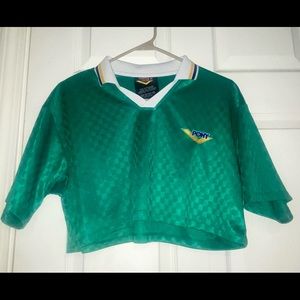 Green Forever 21 Crop top